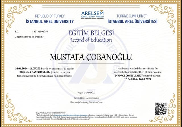 Sertifika 1