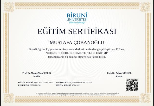 Sertifika 2