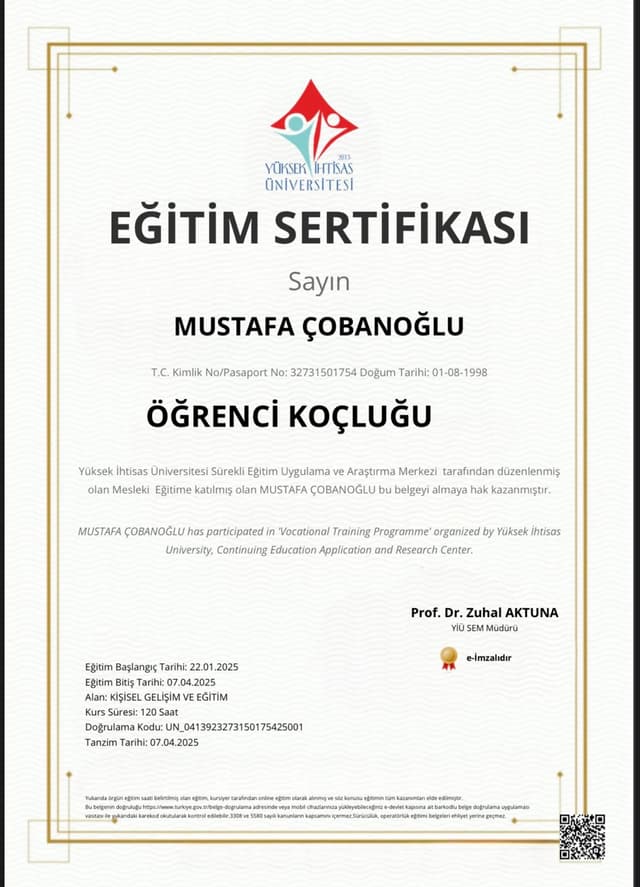 Sertifika 9